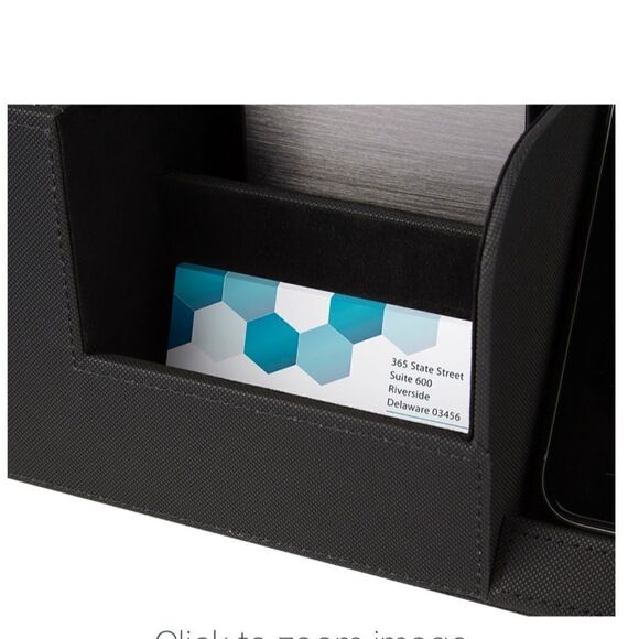 New NWT Realspace Desk Organizer w/Wireless Charger & Antimicrobial Treatment - Picture 4 of 10